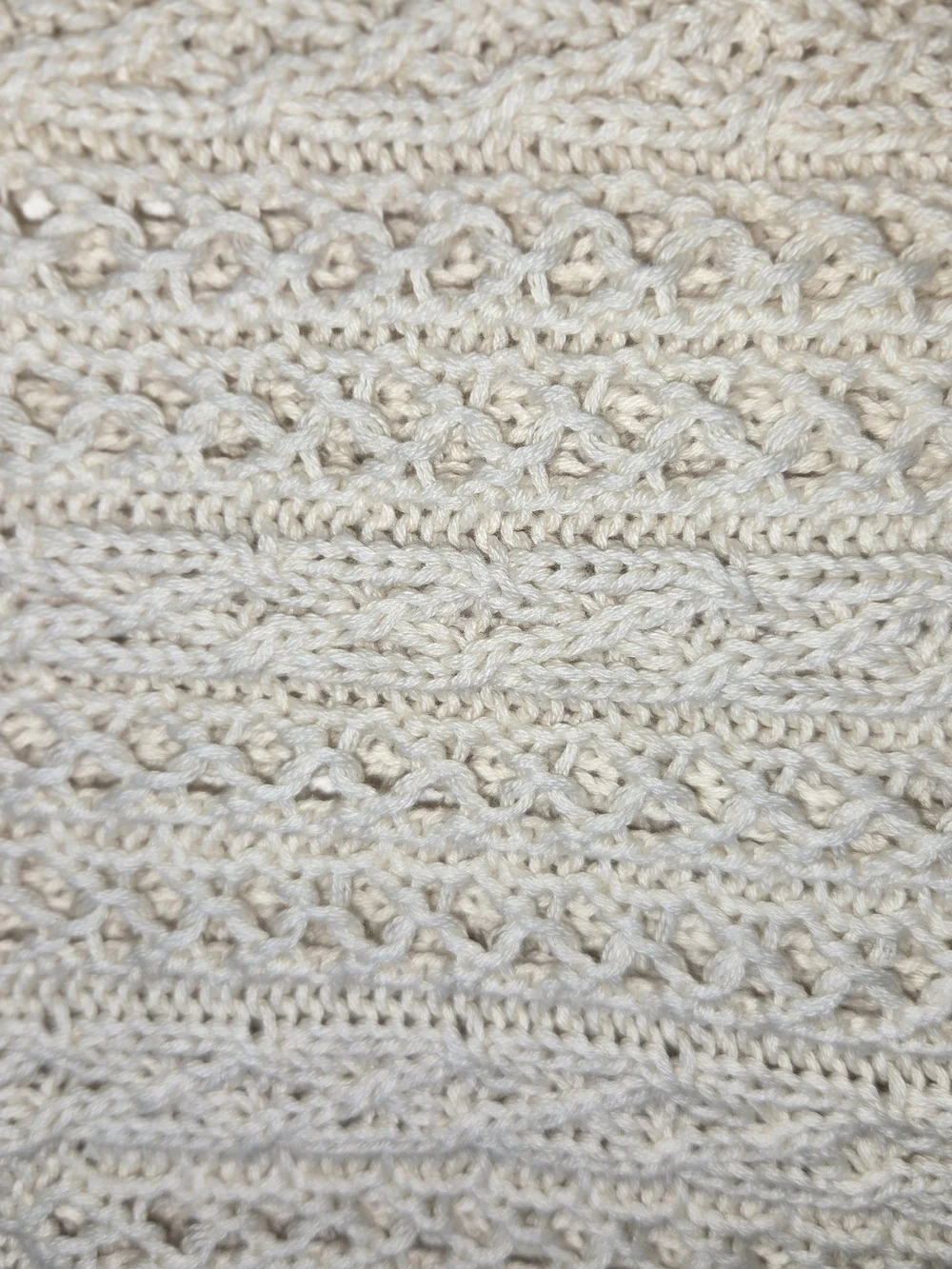 By Together - Cream Boho Beachy Crochet V-Neck Spaghetti Strap Crop Tank Size S - Picture 8 of 13